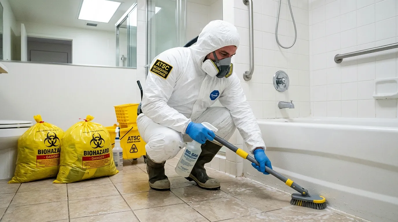 Decontamination equipment deployed for Blood Cleanup in West Little River